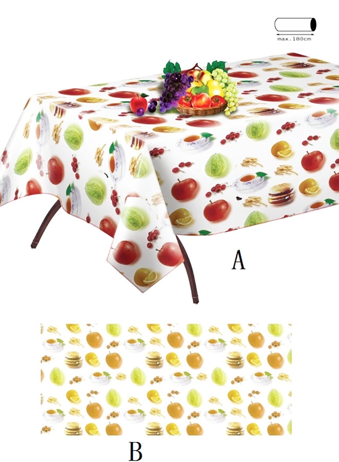 PVC coating Jacquard tablecloth